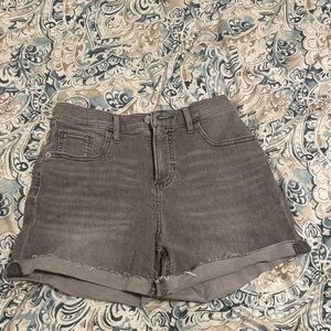 Express Charcoal Jean Shorts
